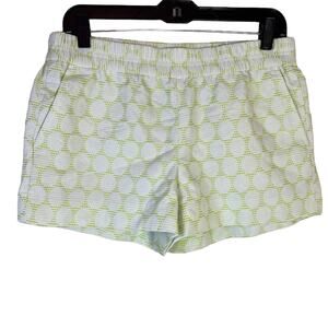 J. Crew Shorts Textured Pattern Elastic Waist Women sz 6